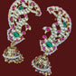 White Jadau Ear Cuffs - VNE068