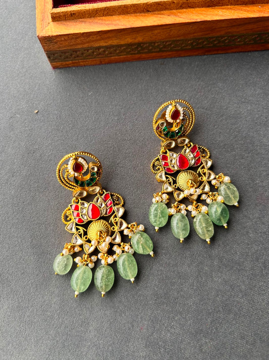 Heritage Multi Jadau Earring VNE081