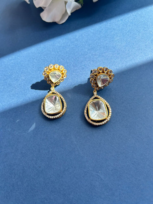 Polki Drop Earrings VNE141