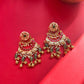 Multi Jadau Chandbali Earrings VNE192