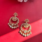 Polki Chandbali Earrings VNE196