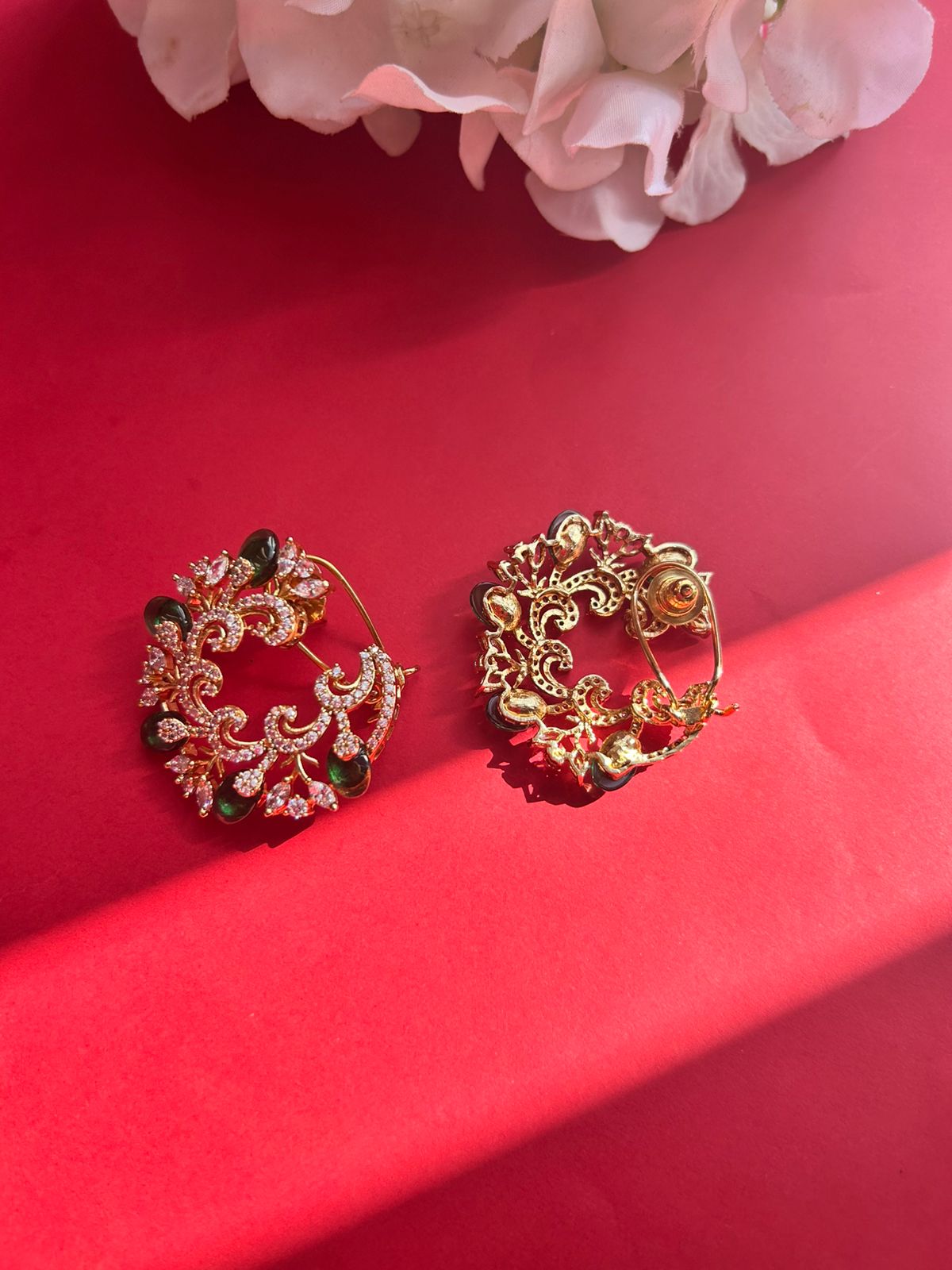 Designer Rubi Hoop Earrings VNE225