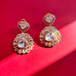 White Polki Diamond Drop Earrings VNE227