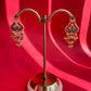 Peacock Multi Jadau Pearl Earrings VNE235