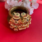 Multi Antique Jadau Earrings VNE236