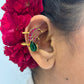 Green Gold Jadau Earcuffs VNE260