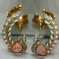 Peacock Stone Earrings VNE269