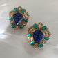 Blue Stone Turquoise Earrings VNE276
