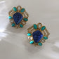 Blue Stone Turquoise Earrings VNE276