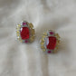 Sparkling Sapphire Diamond Studs VNE291