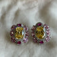 Sparkling Sapphire Diamond Studs VNE291