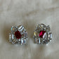 Crystal Bloom Studs VNE292