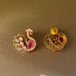 Peacock Pink Earrings VNE294