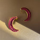 Pachi Kundan Chand Earrings VNE295