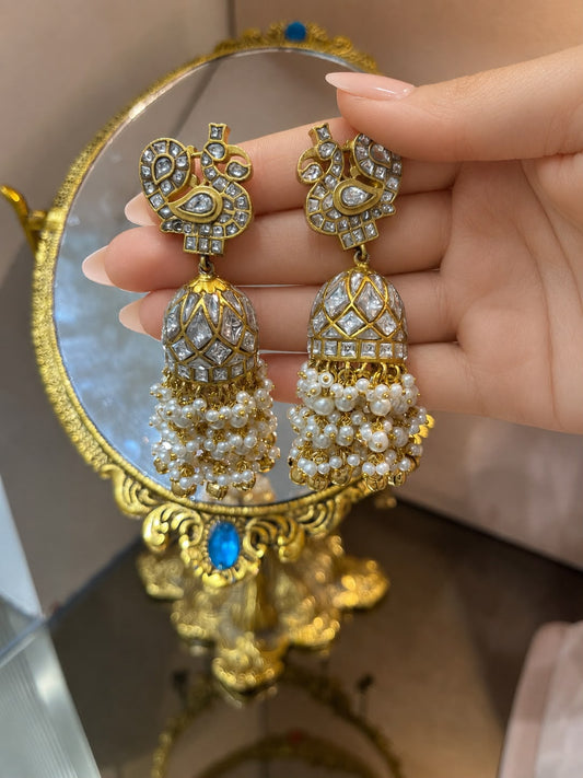 Peacock Dulls Fusion Earrings VNE305