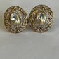 Moissanite Ethnic Polki Studs VNE307