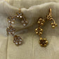 Flower Polki Gold Plate Earcuffs VNE312