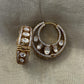 Polki Half Hoop Earrings VNE314