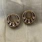 Polki Half Hoop Earrings VNE314