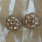 Aura Floral Polki Studs VNE319