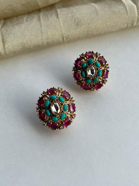 Firoza Rubi Jasmine Studs VNE320