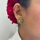 Mint Flower Studs VNE322