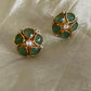 Mint Flower Studs VNE322