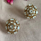 White Jashmin Studs VNE324