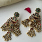 Multi Jadau Dodi Earrings VNE327