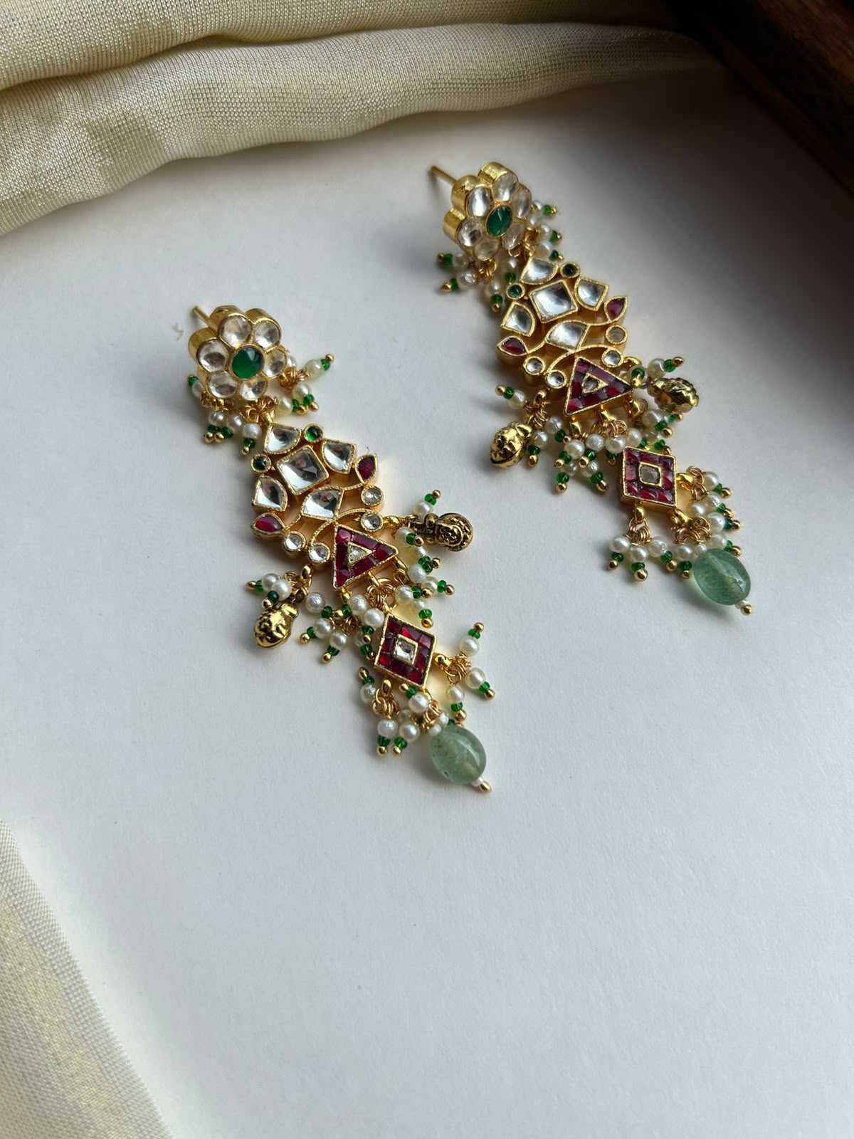 Kusum Kundan Earrings VNE339