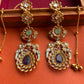 Violet Flower Dejhoor Earring VNE352