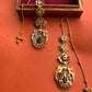 Violet Flower Dejhoor Earring VNE352