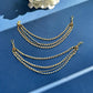 White Pearl Earchain VNEC005