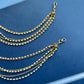 White Pearl Earchain VNEC005