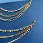White Pearl Earchain VNEC005