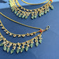 Heritage Green Suzani Earchains VNEC019