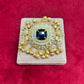 Blue Stone Gold Finger Ring- VNG169