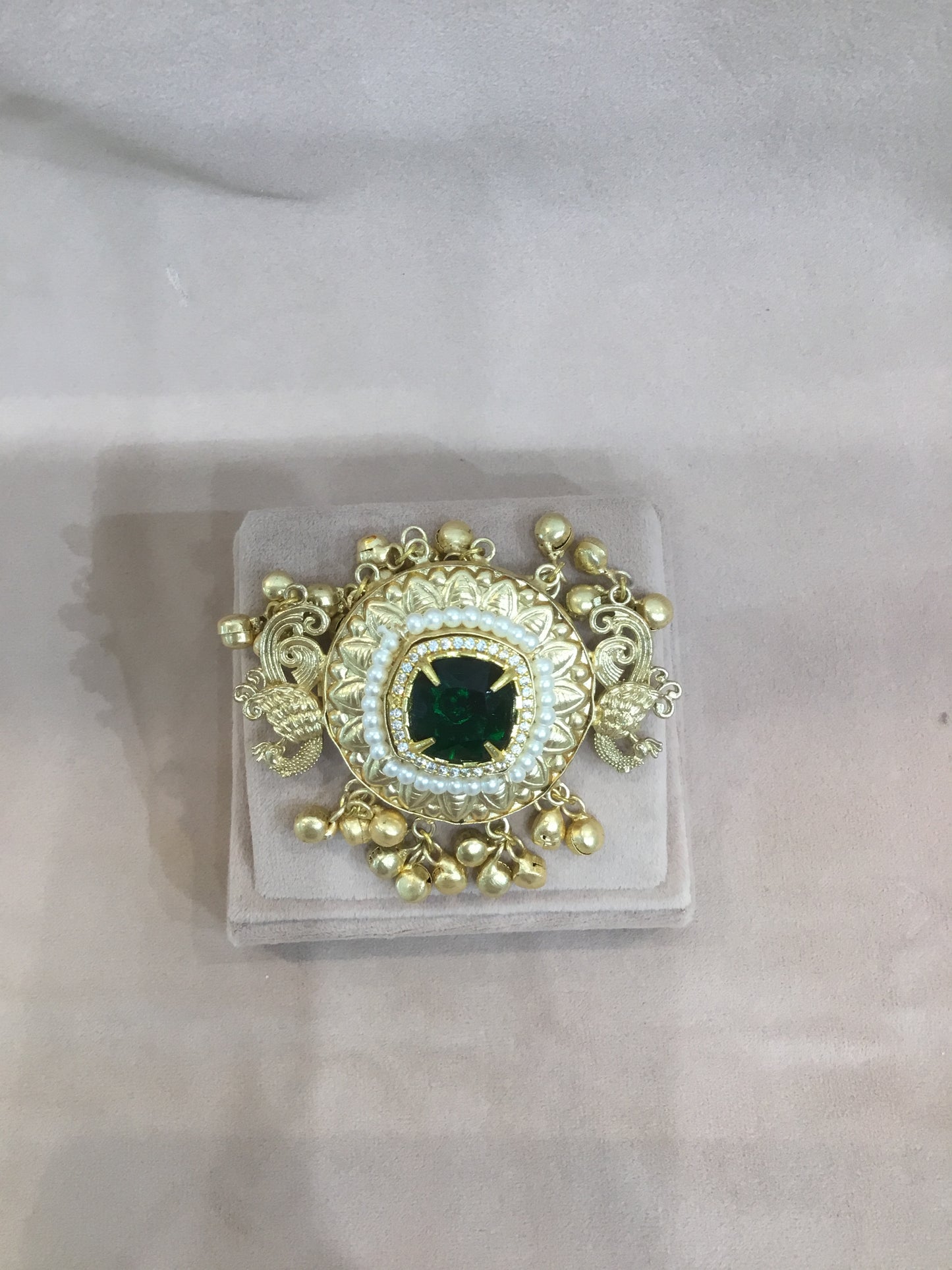 Blue Stone Gold Finger Ring- VNG169