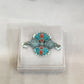 Firoza Lotus Ring- VNG191
