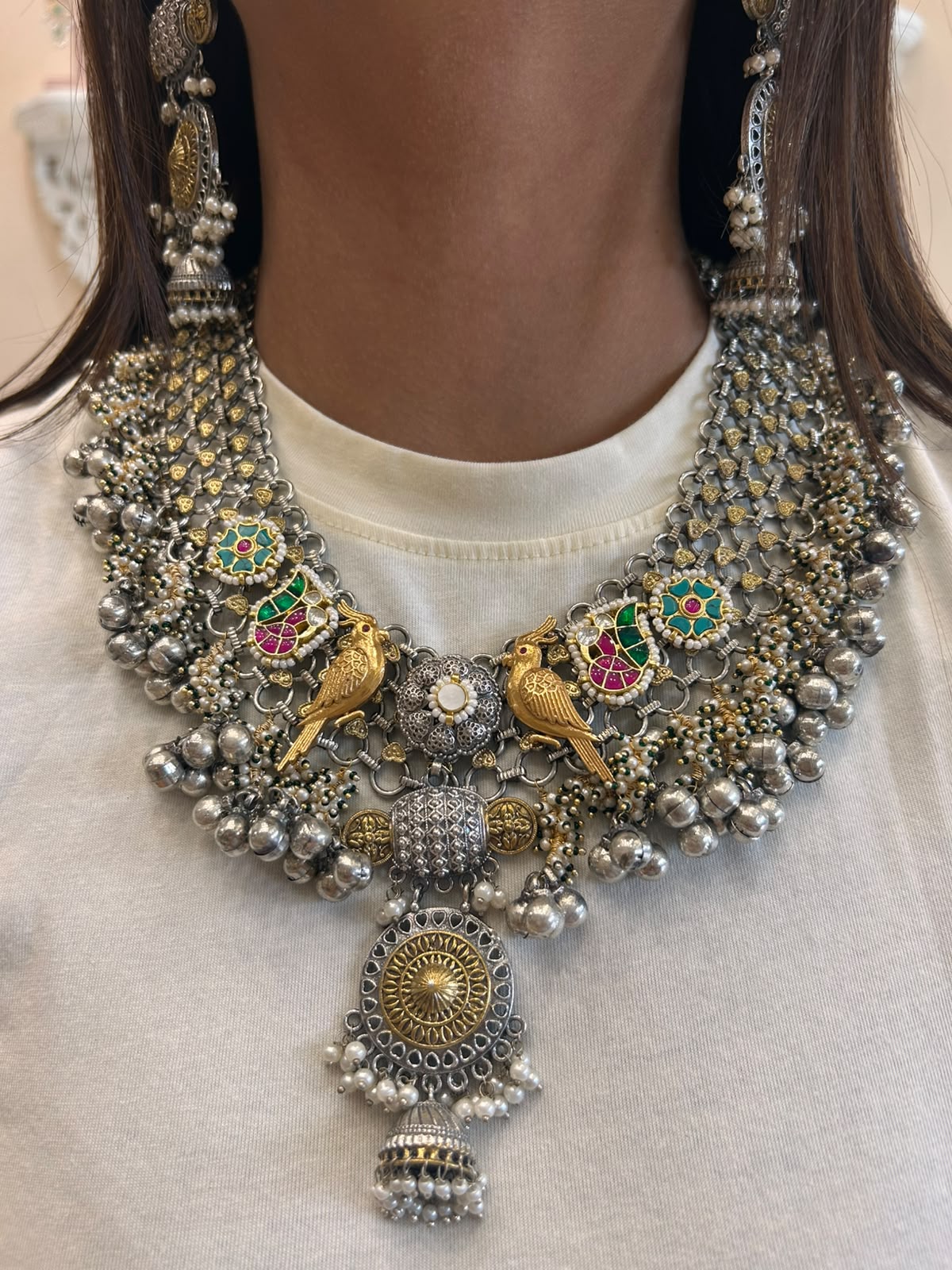 Fusion Parrot Necklace Set