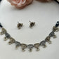 Lotus Dual Tone Green Choker Set VNG237