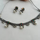 Firoza Lotus Necklace Set VNG238