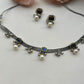 Black Lotus Dual Tone Choker set VNG240