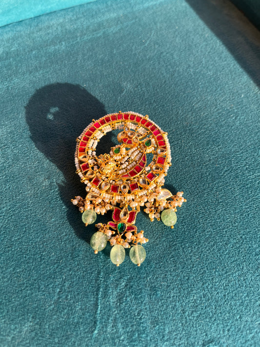 Round Jadau Bun Pin VNHA022