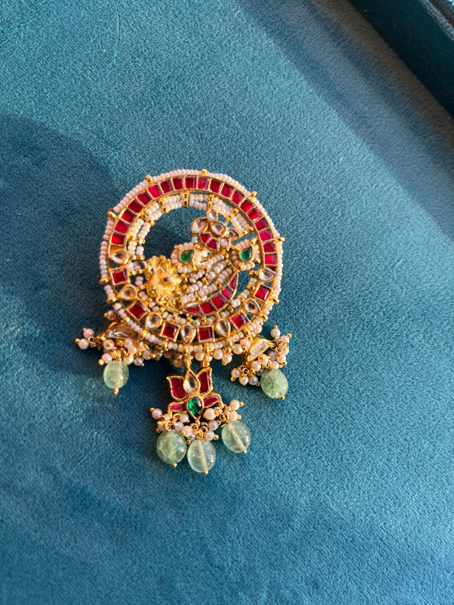 Round Jadau Bun Pin VNHA022