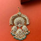 White Jadau Hair Broach VNHA048