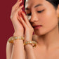 White Jadau Bangles- VNHN017
