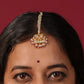 White Jadau Rubi Pearl Drop Tika VNHA034