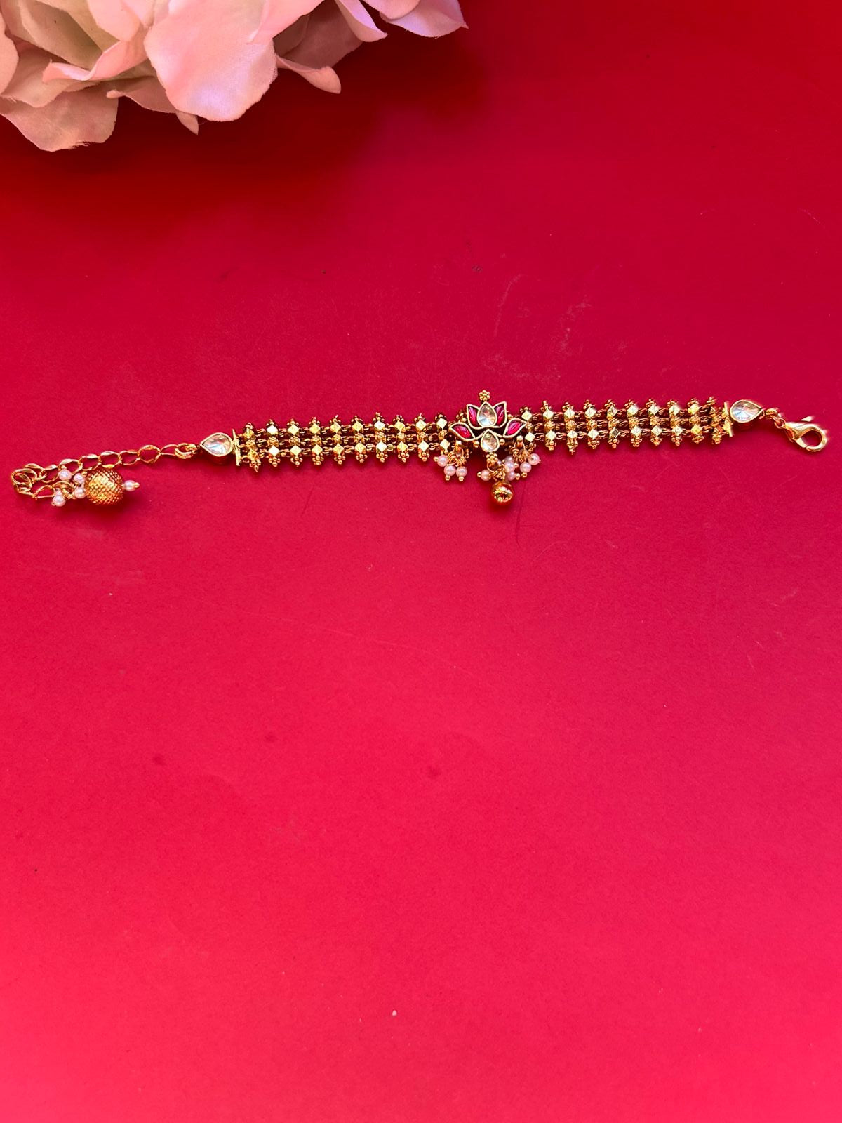 Red Jadau Bracelet VNHN168