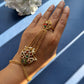Jadau Gold Chain Hathphool VNHN172